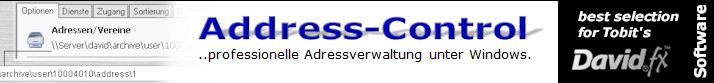 Adressverwaltung - Address-Control