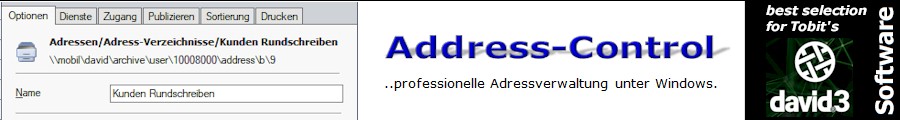 Adressverwaltung - Address-Control